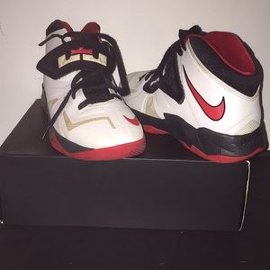 Red & White Lebrons